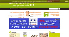 Desktop Screenshot of mercadiabet.fr