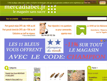 Tablet Screenshot of mercadiabet.fr